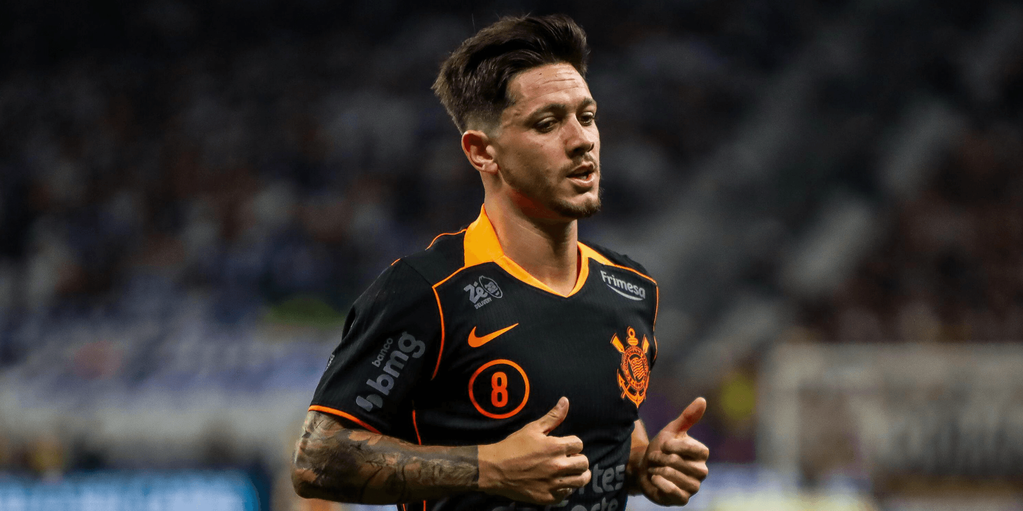 Rodrigo Garro na Partida entre Corinthians x Cruzeiro. Equipes se enfrentaram neste domingo (14), às 18h00(de Brasília), na Neo Quimica Arena, jogo de volta da semifinal da Copa do Brasil 2025.