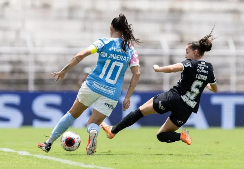 Palmeiras e Corinthians paulistão feminino